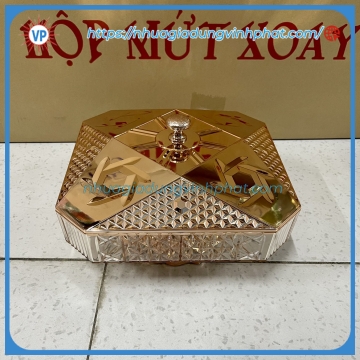 Hộp Mứt Vuông Xi